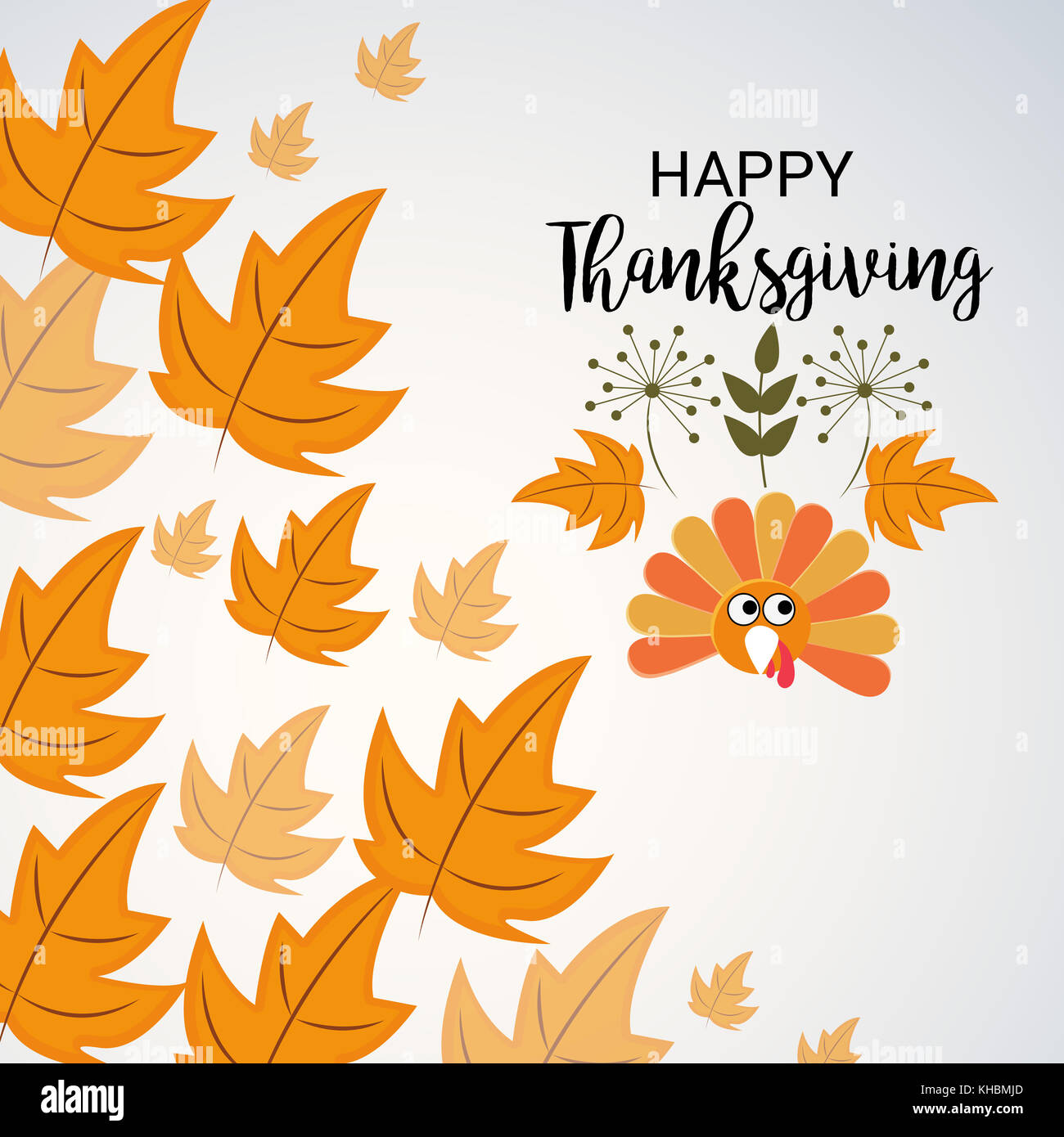 Vector illustration of a Background for Happy Thanksgiving Stock Photo ...