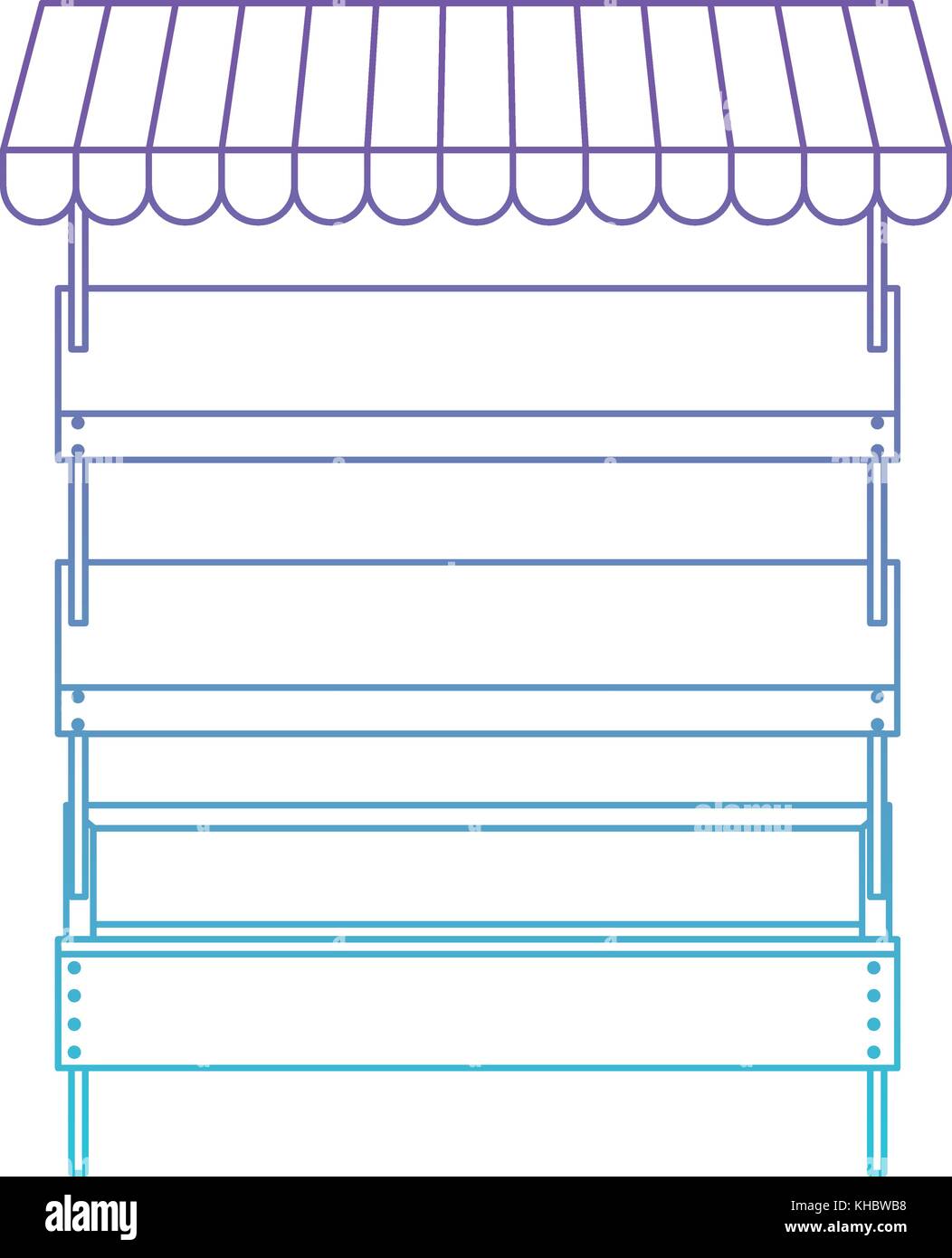 Super market empty shelves Stock Vector Images - Alamy