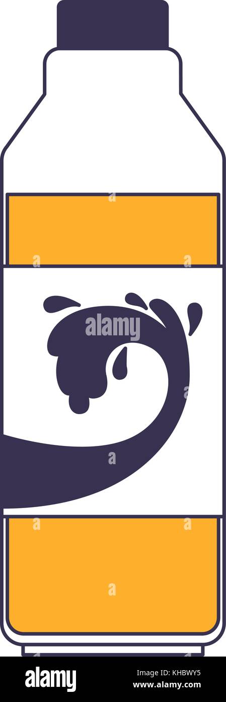 milk bottle in color sections silhouette Stock Vector Image & Art - Alamy