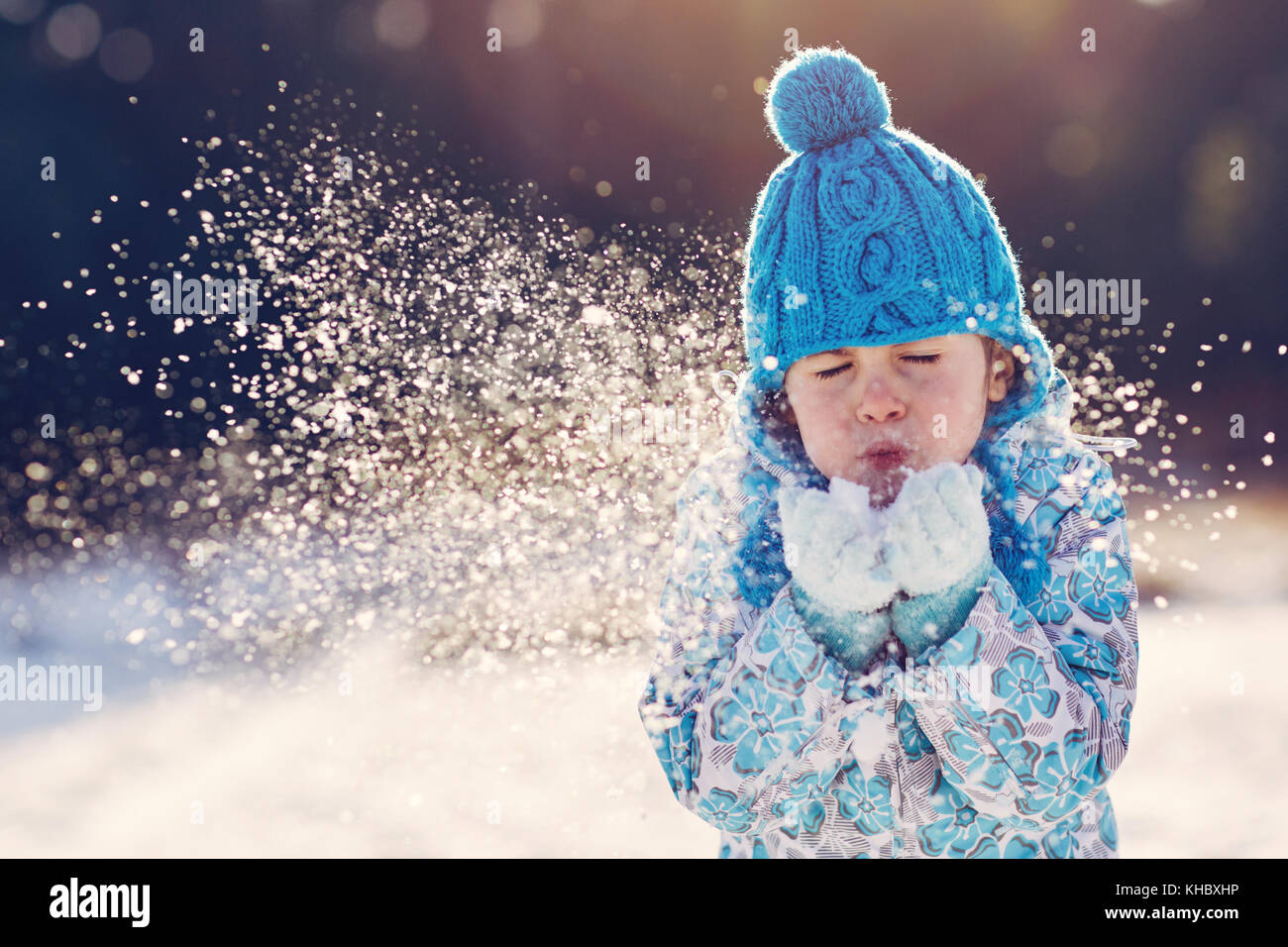 Magic of winter Stock Photo