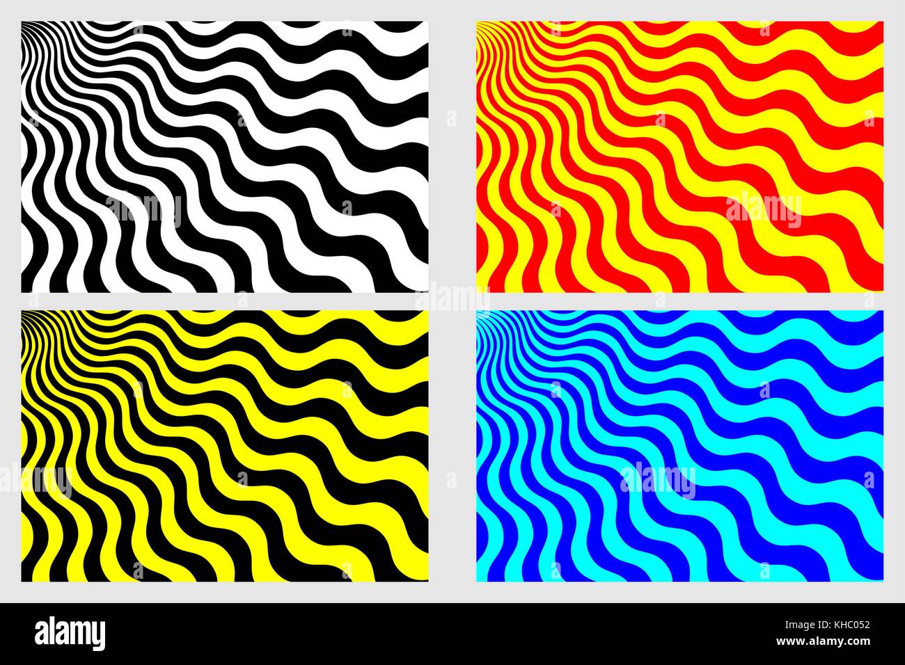 Striped Rays Pattern Rays - abstract striped background - vector set Stock Vector Image ...