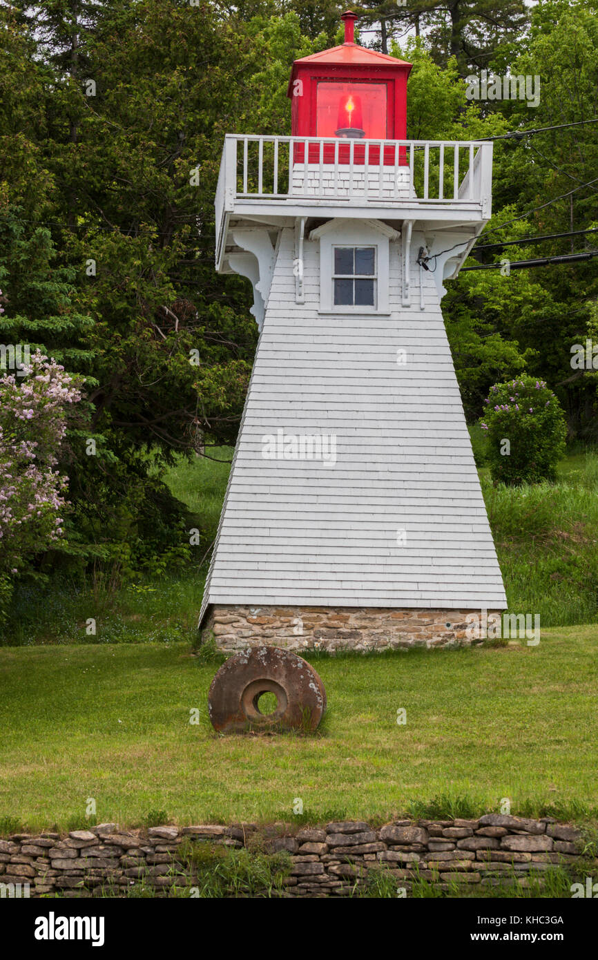 Kagawong Lighthouse on Manitoulin Island. Manitoulin Island, Ontario