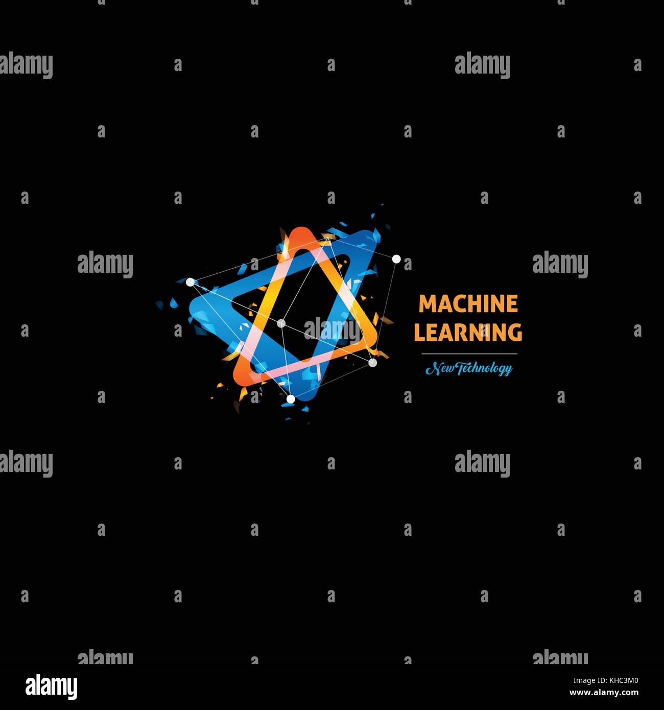 Smart machine learning vector icon hi-res stock photography and images ...