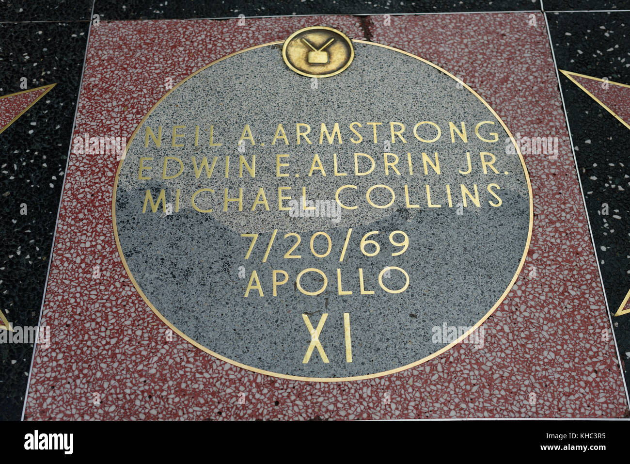 HOLLYWOOD, CA - DECEMBER 06: star on the Hollywood Walk of Fame in Hollywood, California on Dec. 6, 2016. Stock Photo