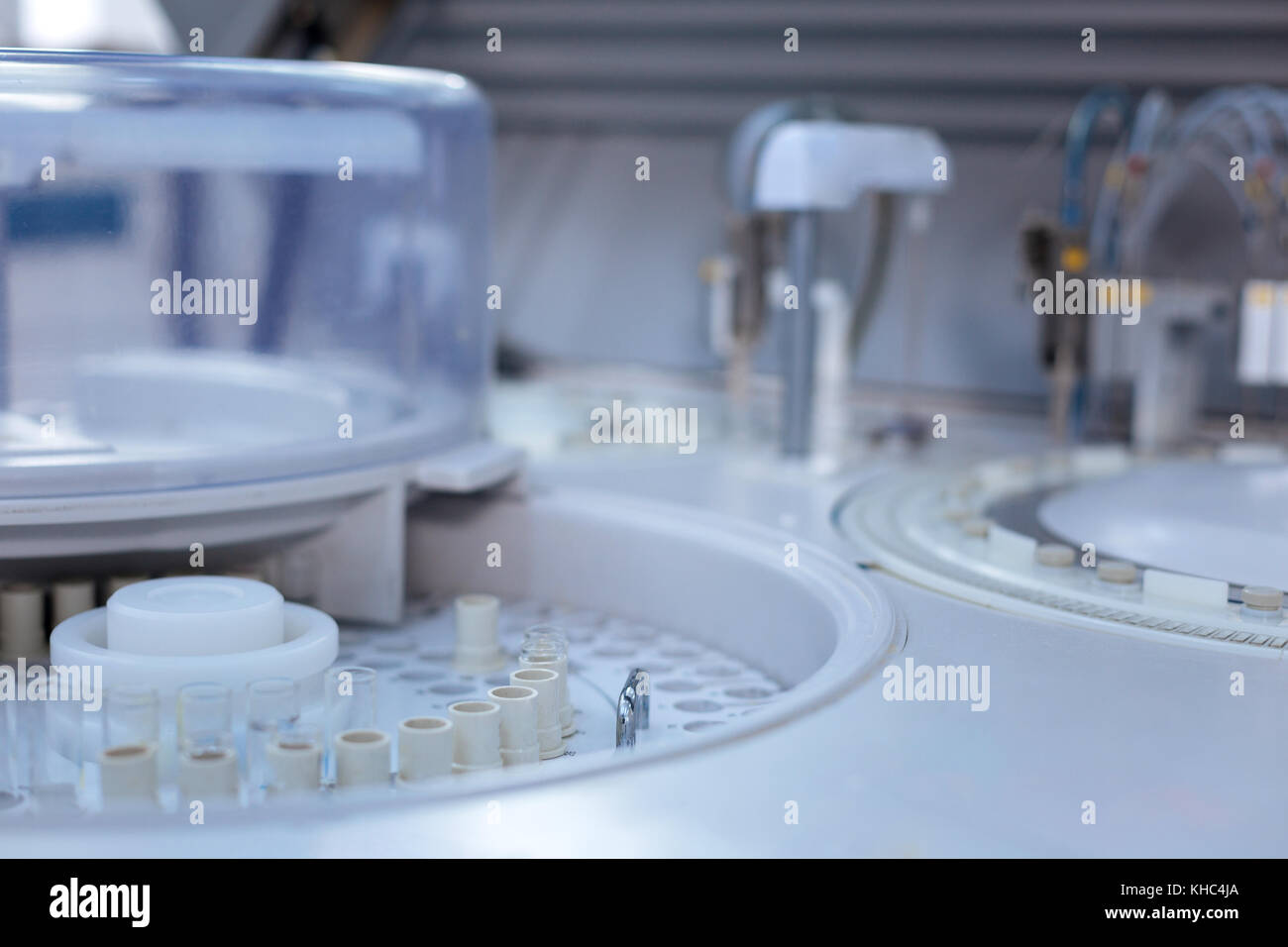 Sterile technological appliance analyzing  Stock Photo