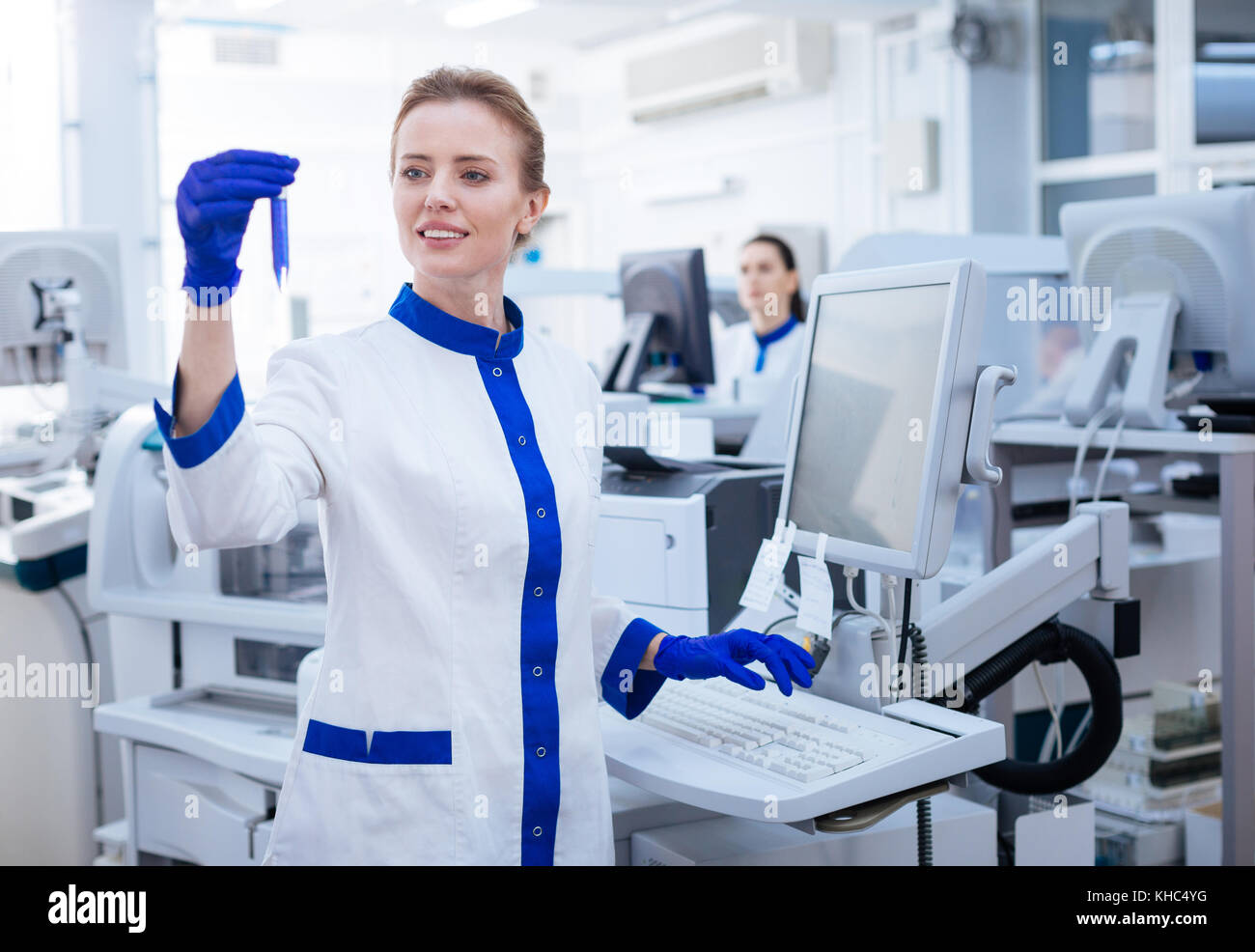 Lab Assistant Saying Achievement test hi-res stock photography and images - Alamy