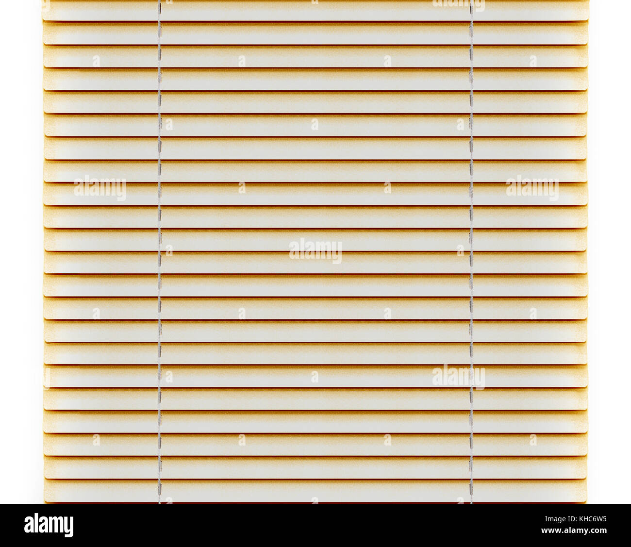 Golden Horizontal Blinds Window Decoration Interior Of Room Stock
