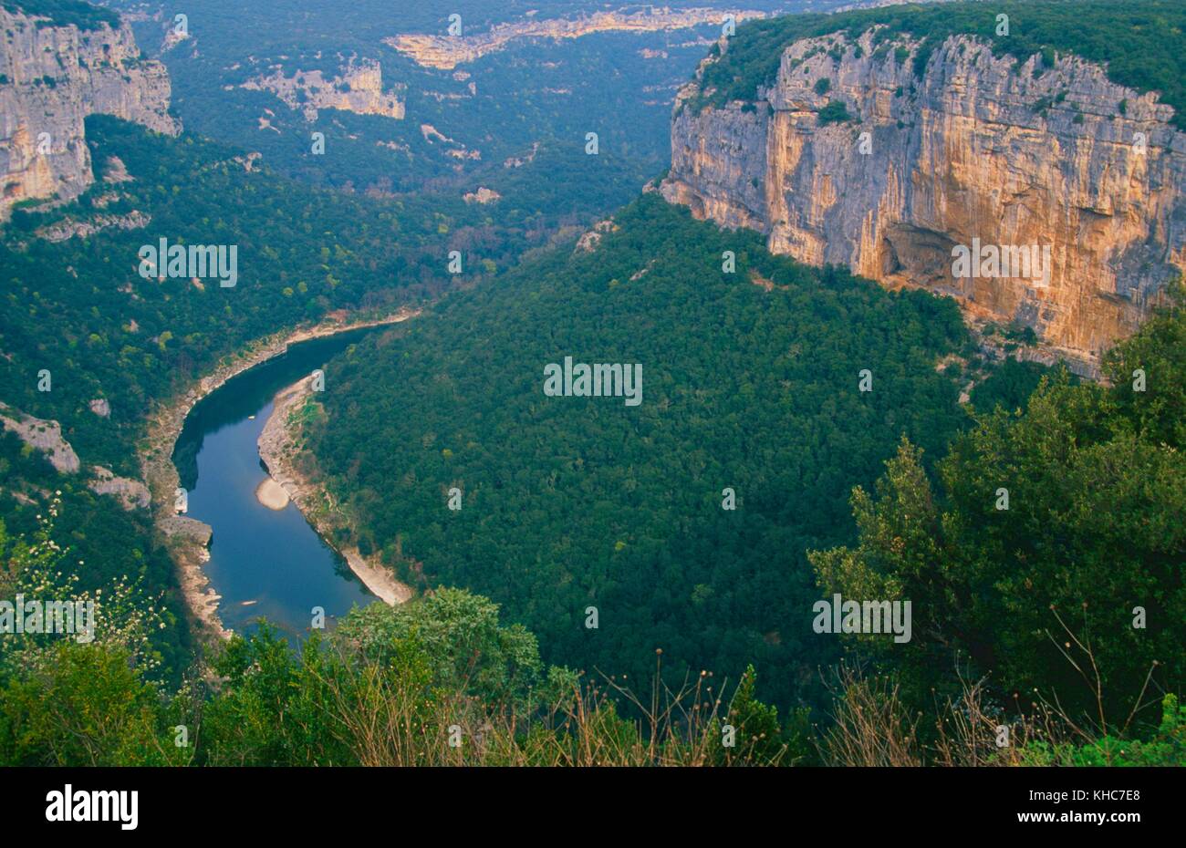Gorges de l'Ardèche, gorge, river, Ardèche, rock faces, forests, La ...
