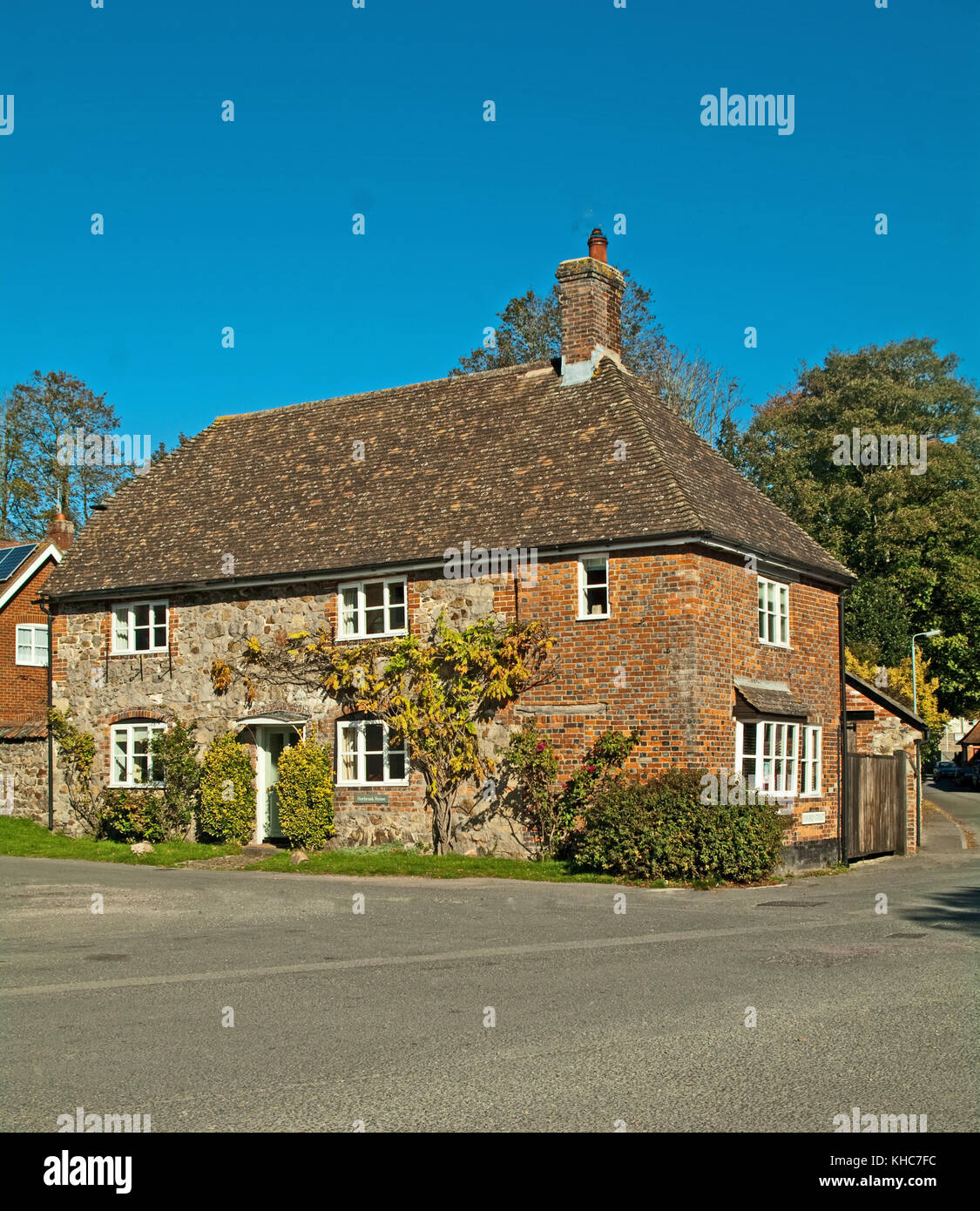 Aldbourne, House View, Wiltshire Stock Photo Alamy