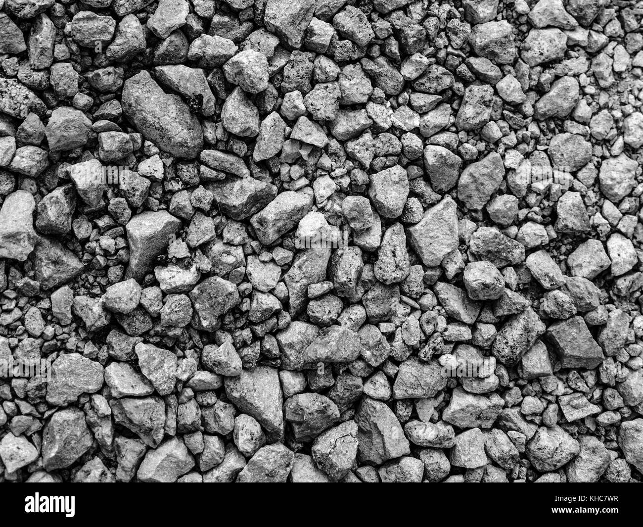 Gravel stone texture Black and White Stock Photos & Images Alamy