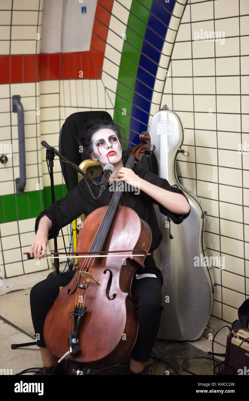 Halloween. People celebrate Halloween in London.London as always been a multicultural city for