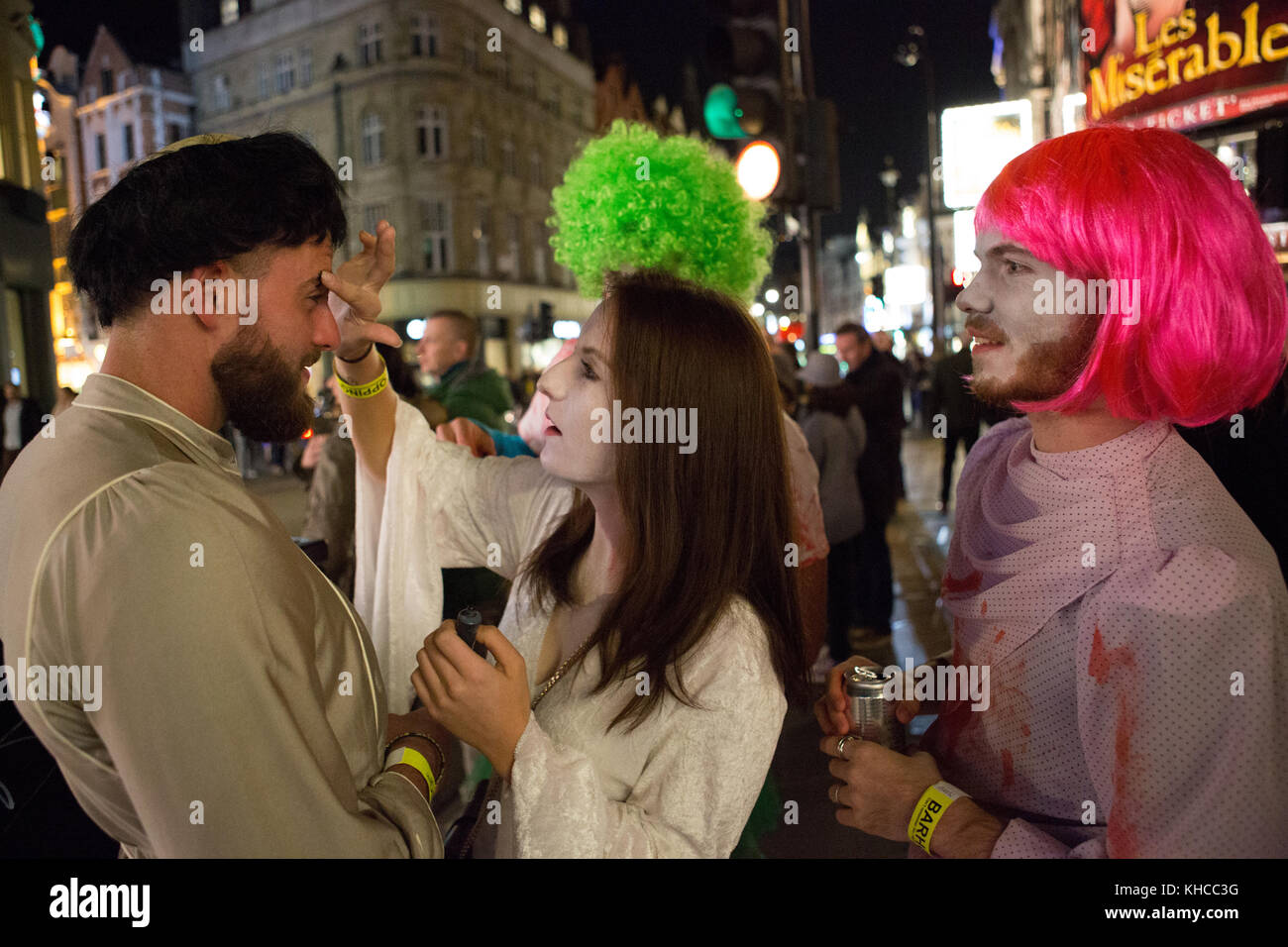 Halloween. People celebrate Halloween in London.London as always been a multicultural city for
