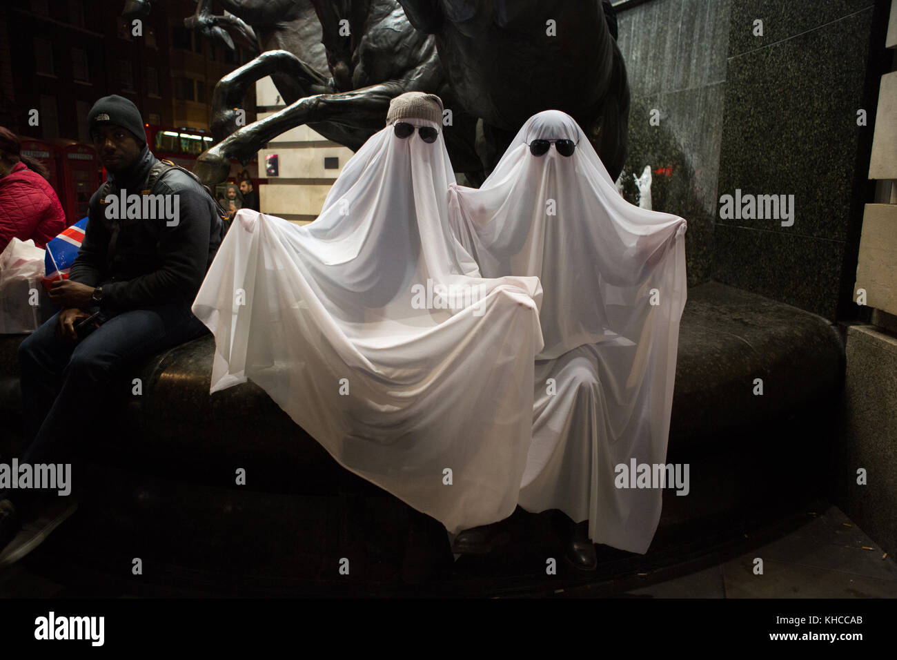 Halloween. People celebrate Halloween in London.London as always been a multicultural city for