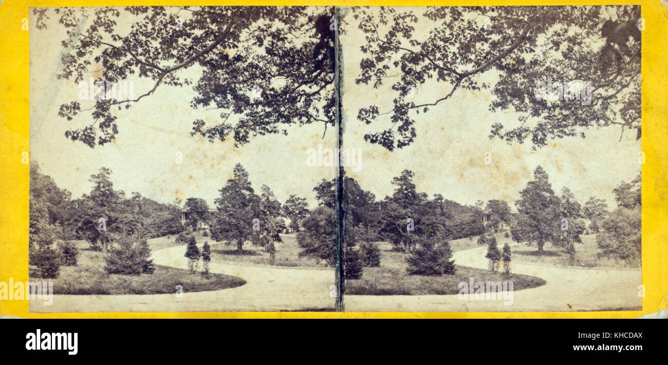 View looking towards Mansion House, from Dummy Station Druid Hill Park