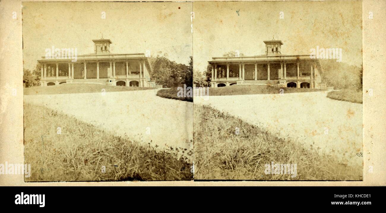 Mansion House Druid Hill Park, Baltimore, Maryland, 1860. From the New