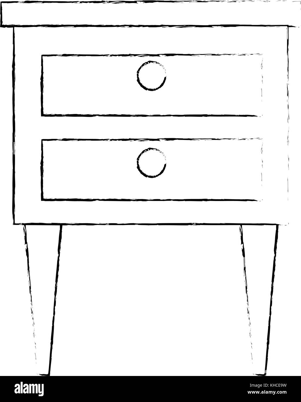 drawer wooden isolated icon vector illustration design Stock Vector ...