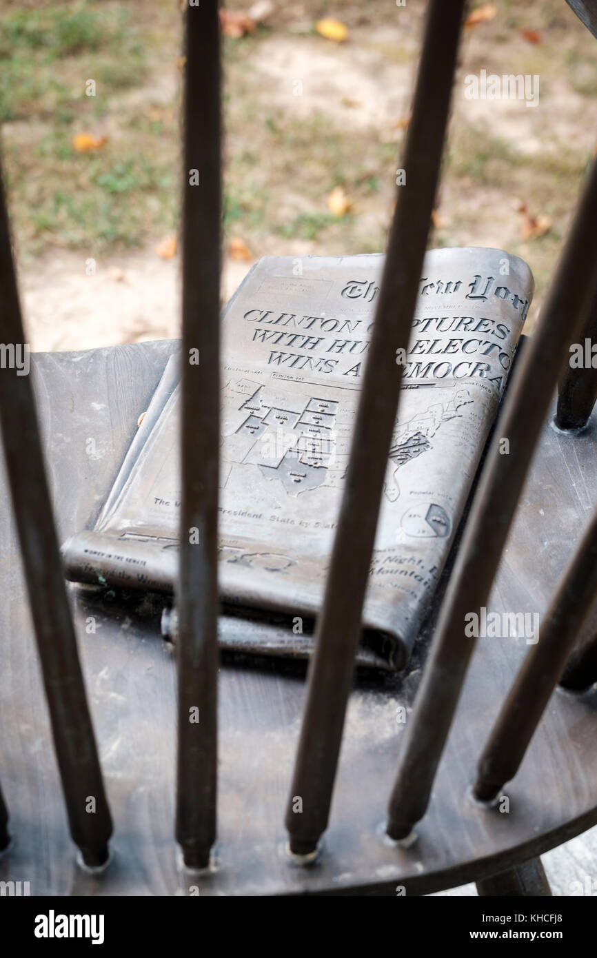 Grave marker of Paul Raymond Tully, democrat political strategist, director of political operations for the Democratic National Committee, Rock Creek  Stock Photo