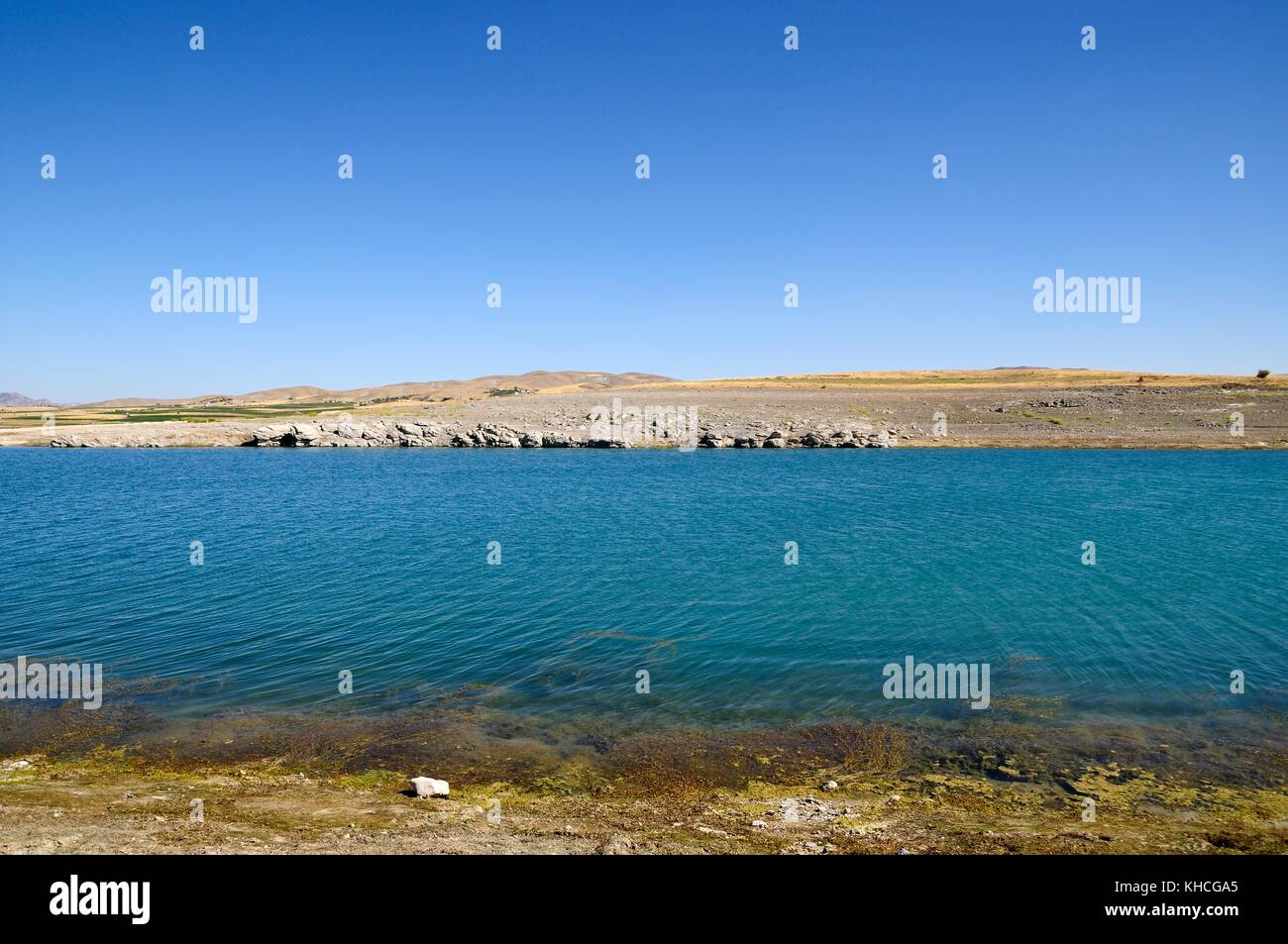 lake, travel, adventure and fisher Stock Photo