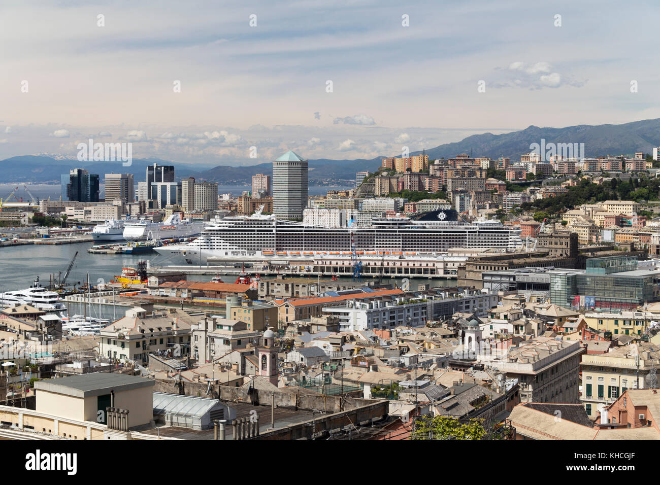 Genoa View Of genoa hi-res stock photography and images - Alamy