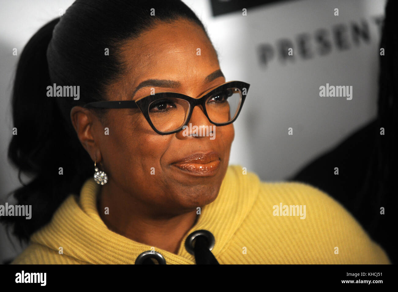 NEW YORK, NY - SEPTEMBER 22: Oprah Winfrey attends 'Released' premiere