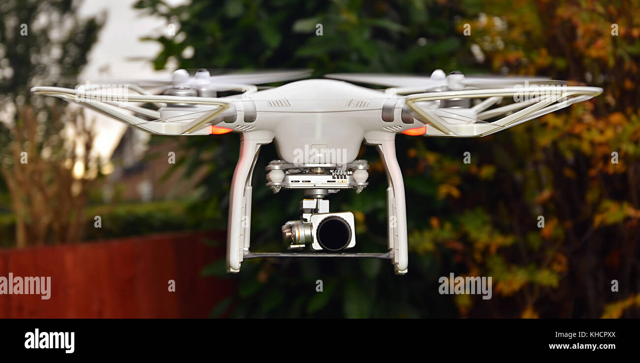 unmanned aerial vehicle, Areal Photography drone Stock Photo