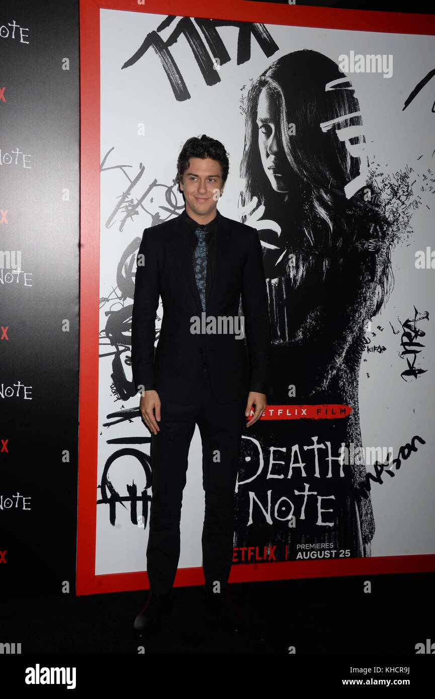 NEW YORK, NY AUGUST 17 Nat Wolff attends the 'Death