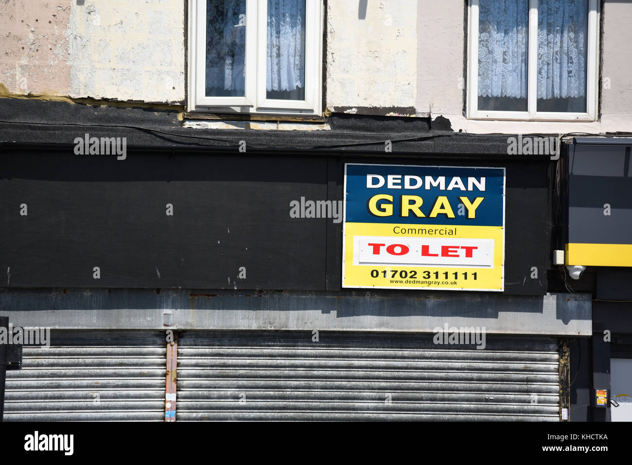 Closed shut down premises. Property to let through Dedman Gray