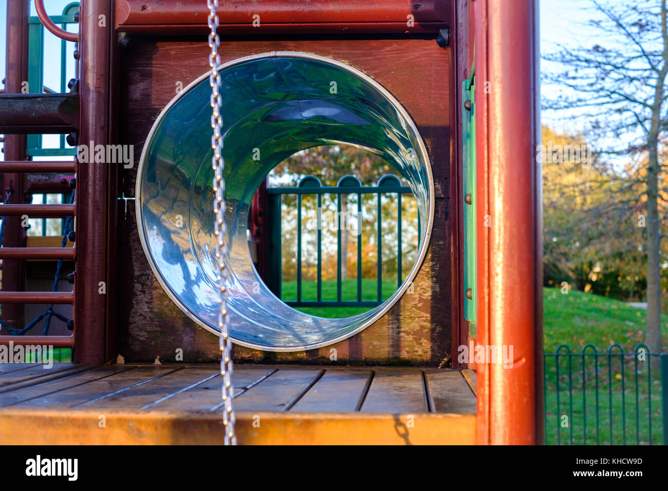 Woodgate Valley Country Park Playground Stock Photo Alamy