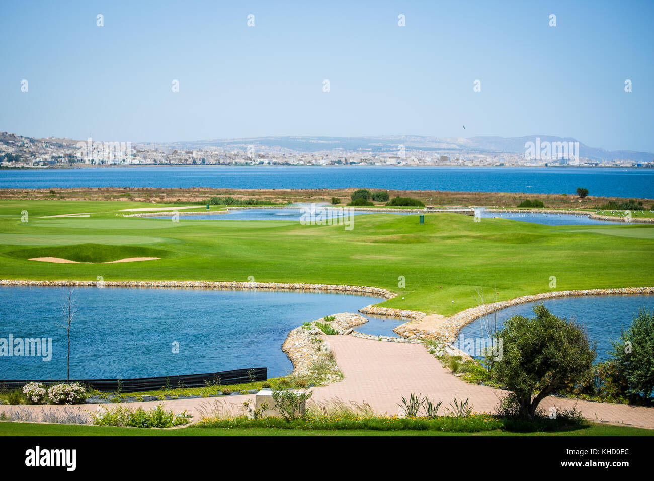 Marchica golf academy in Nador Stock Photo