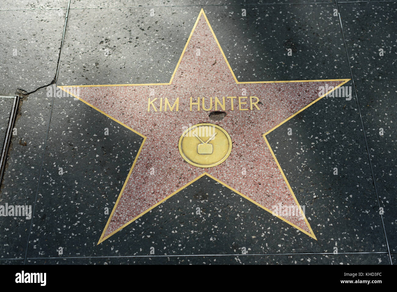 HOLLYWOOD, CA - DECEMBER 06: Kim Hunter star on the Hollywood Walk of Fame in Hollywood, California on Dec. 6, 2016. Stock Photo