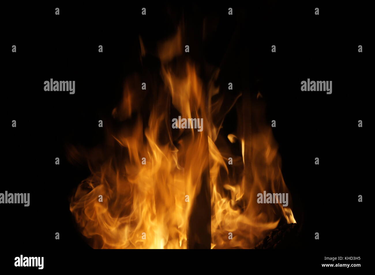 The Magic of fire and how it can mesmerise Stock Photo