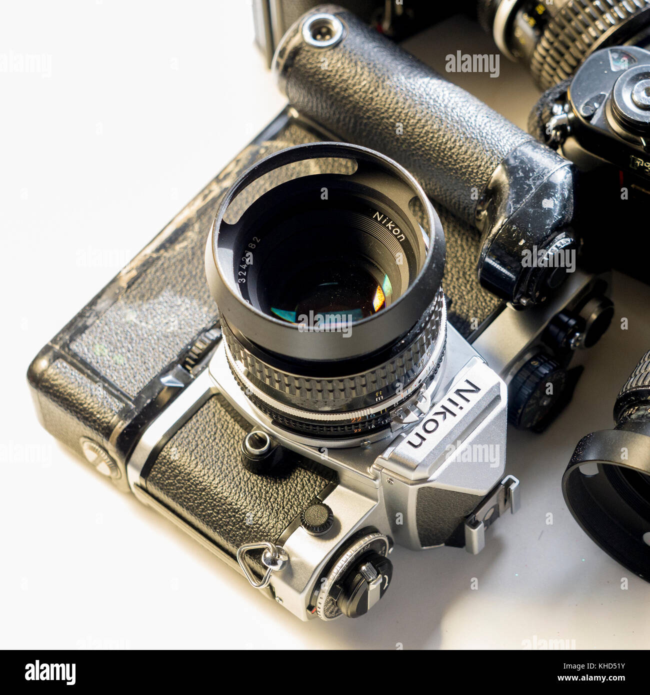 Nikon FE single lens reflex 35mm professional film camera First