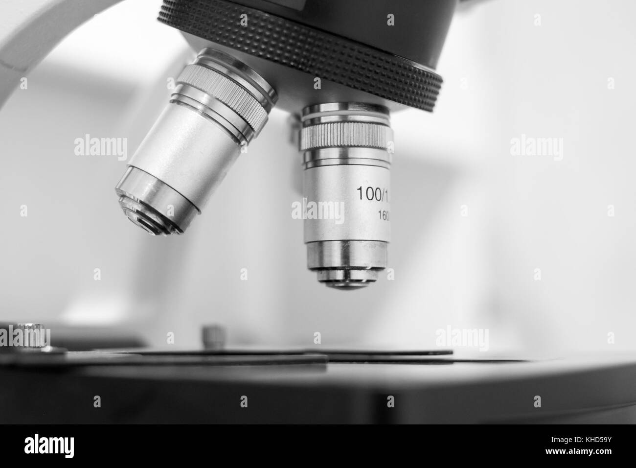 Microscope lenses macro image Stock Photo Alamy