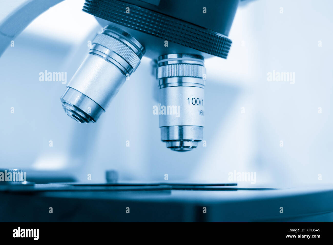 Microscope lenses macro image Stock Photo - Alamy