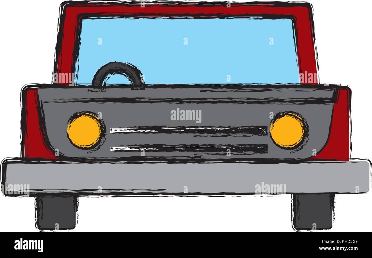 Car frontview isolated Stock Vector Image & Art - Alamy
