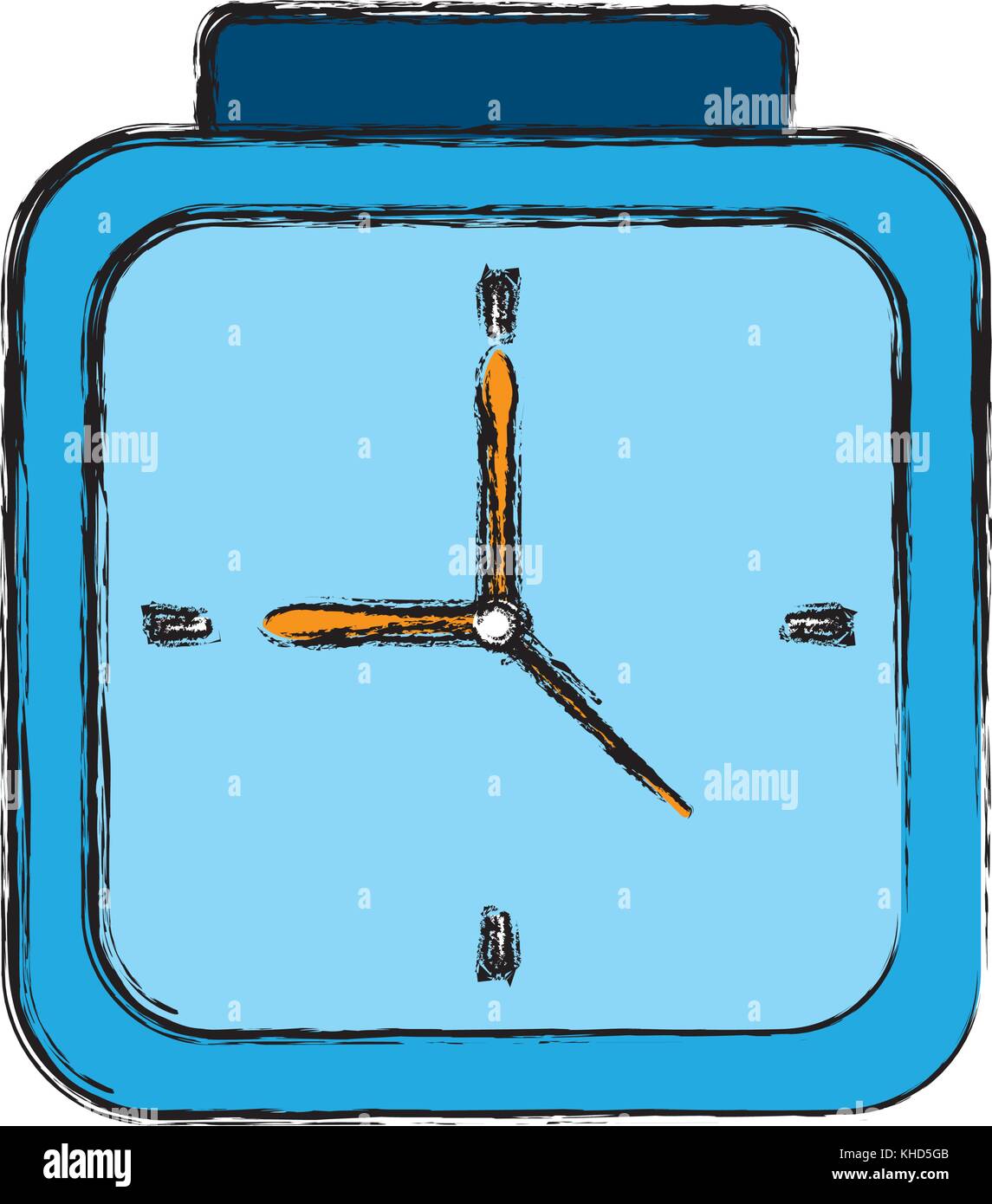 Vintage clock isolated Stock Vector Image & Art - Alamy