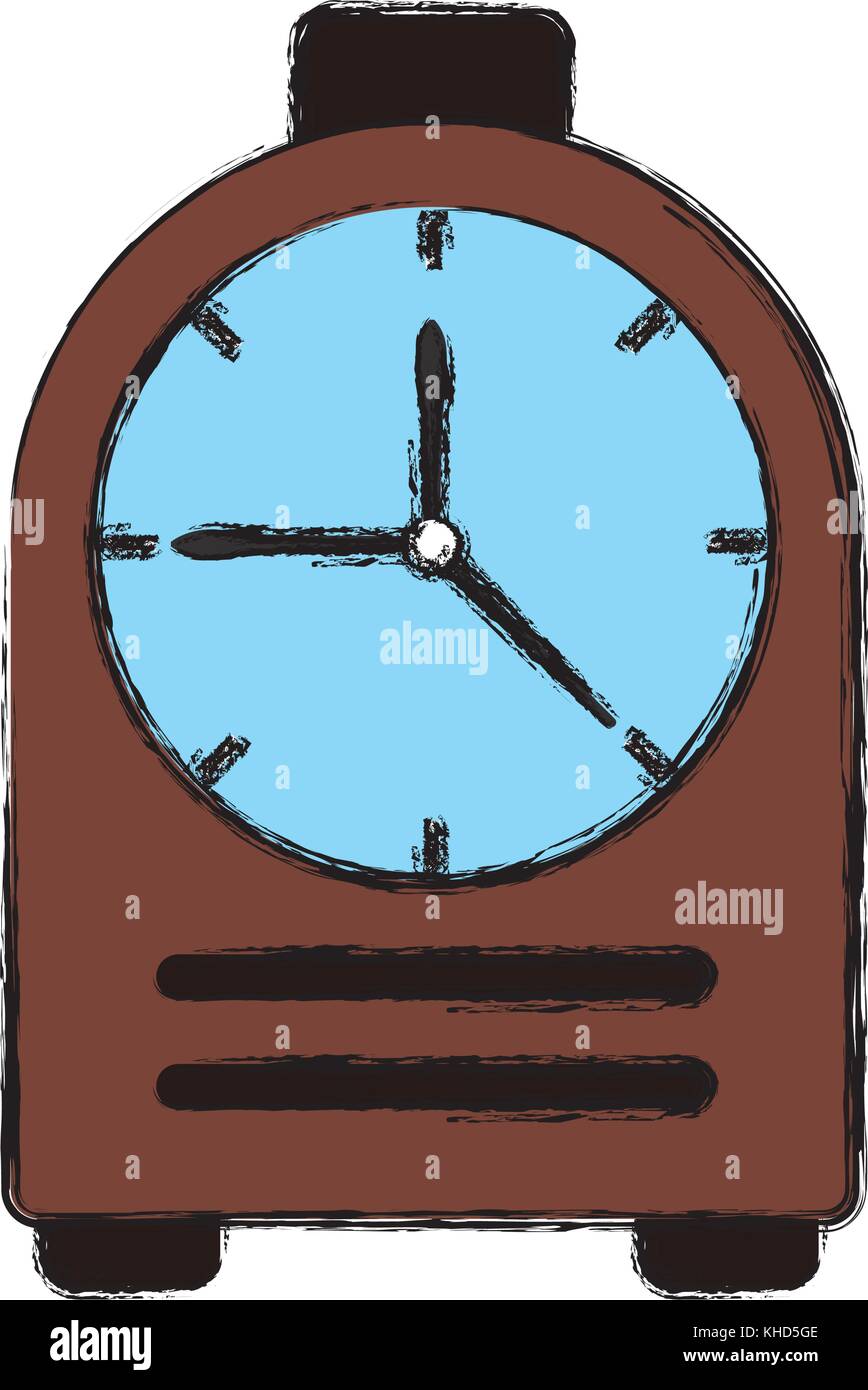 Vintage clock isolated Stock Vector Image & Art - Alamy