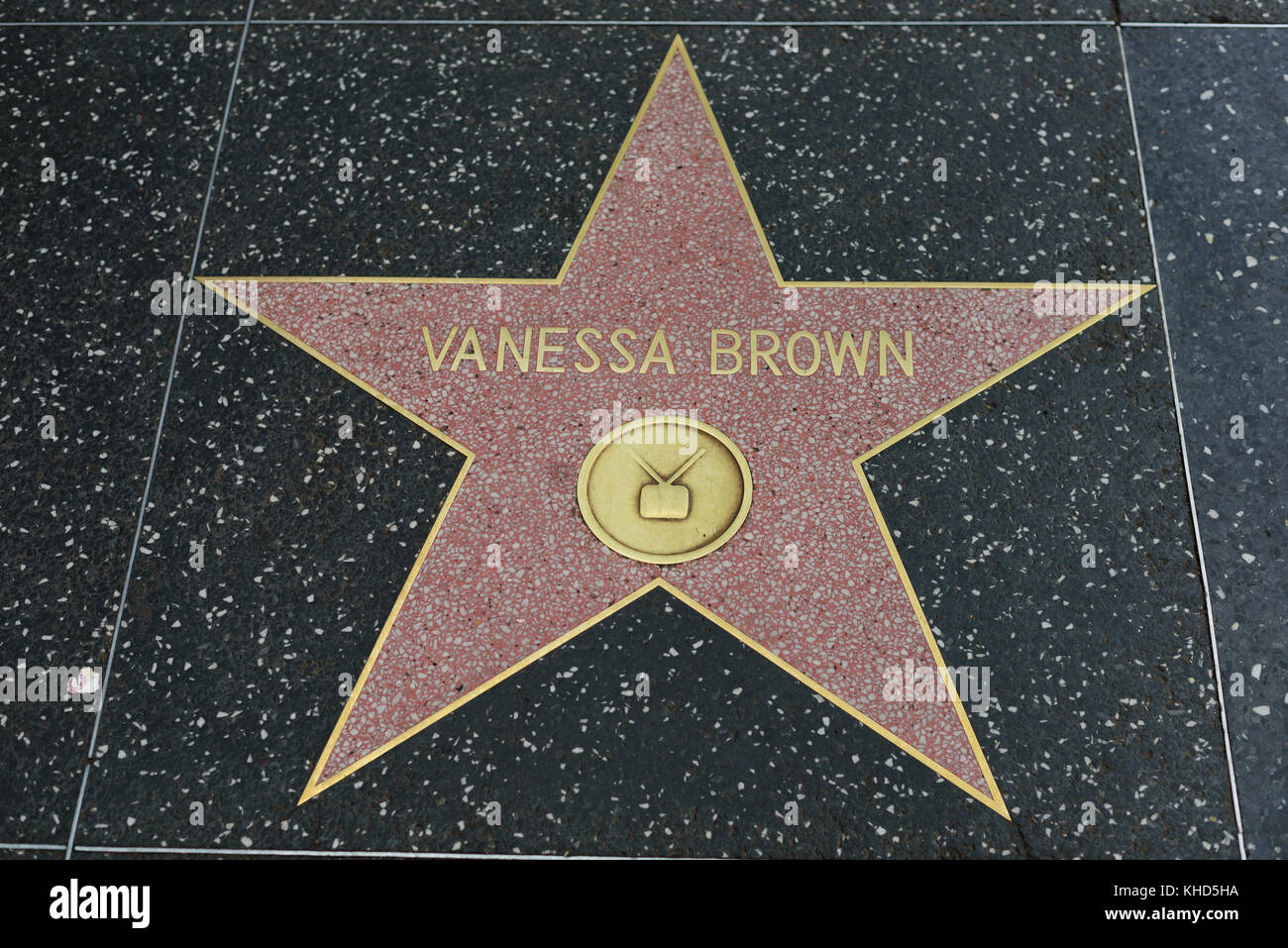 HOLLYWOOD, CA - DECEMBER 06: Vanessa Brown star on the Hollywood Walk of Fame in Hollywood, California on Dec. 6, 2016. Stock Photo