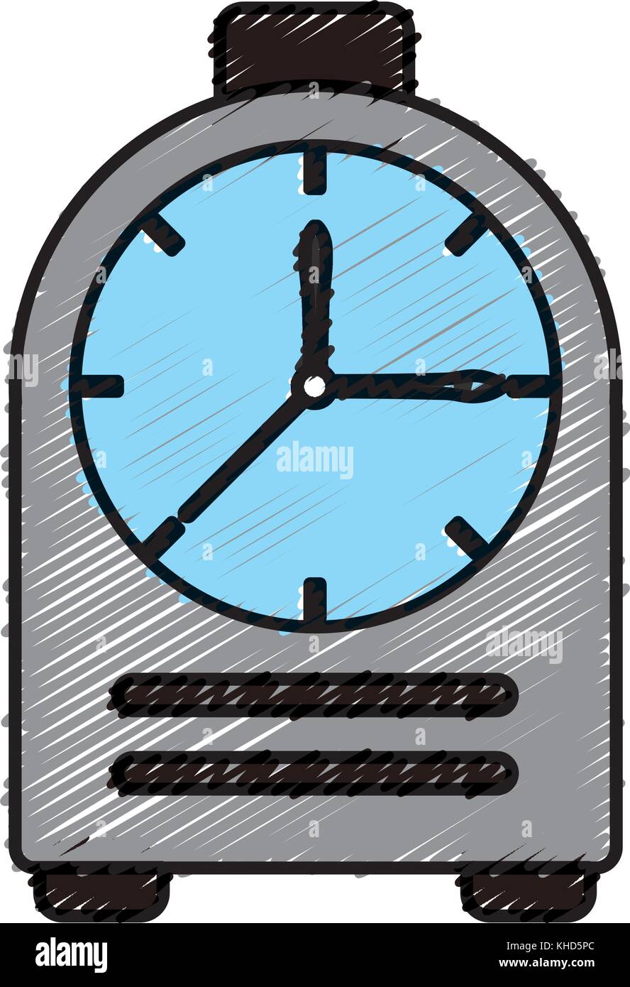 Vintage clock isolated Stock Vector Image & Art - Alamy