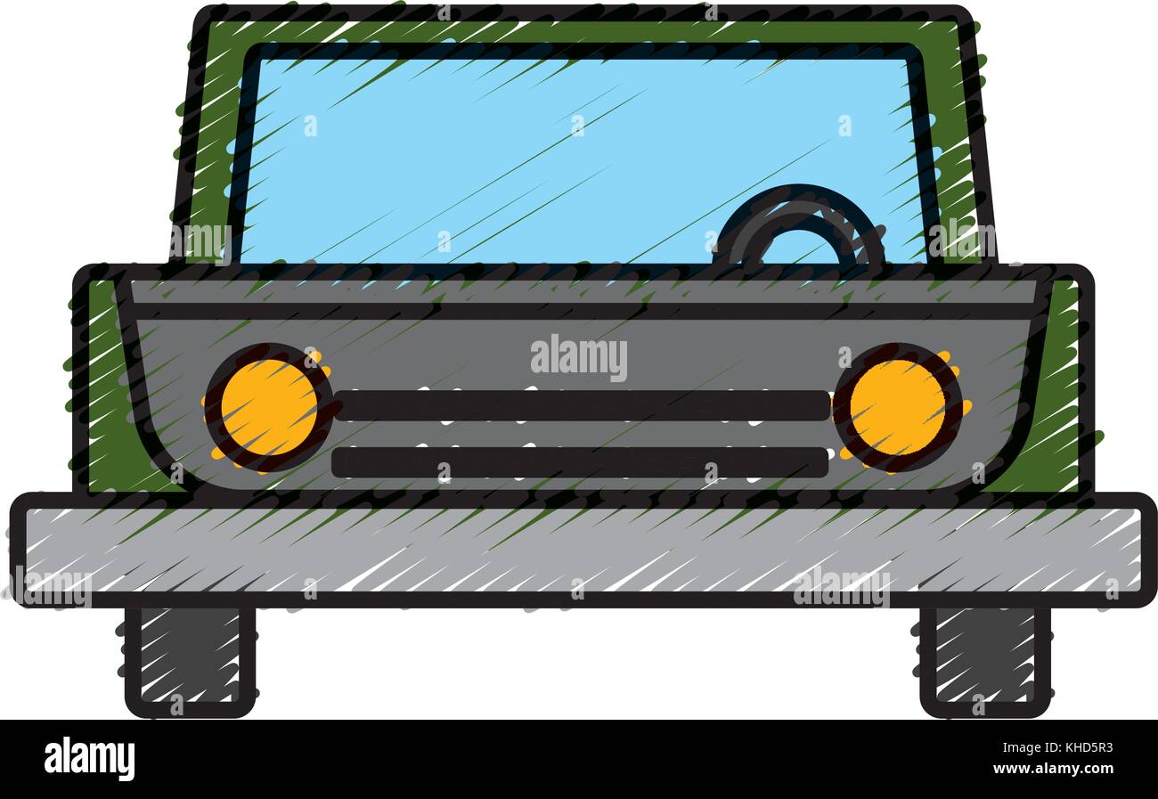 Car frontview isolated Stock Vector Image & Art - Alamy