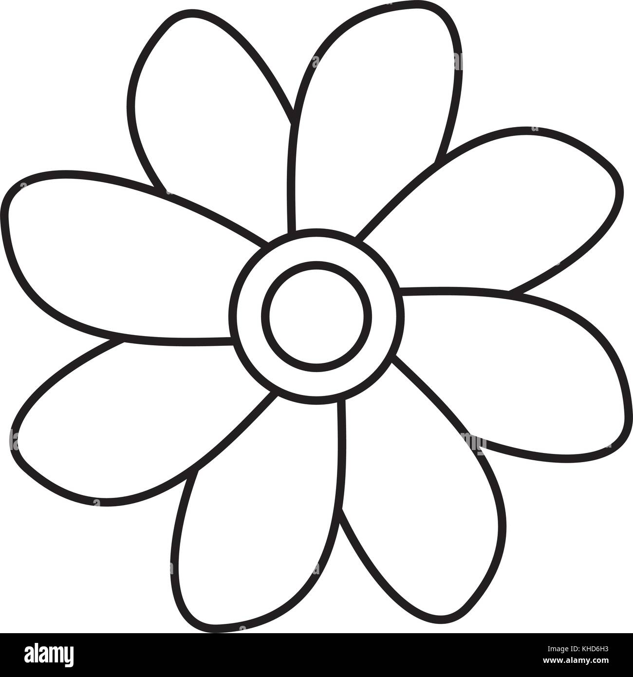 Beautiful flowers with petals Stock Vector Image & Art - Alamy