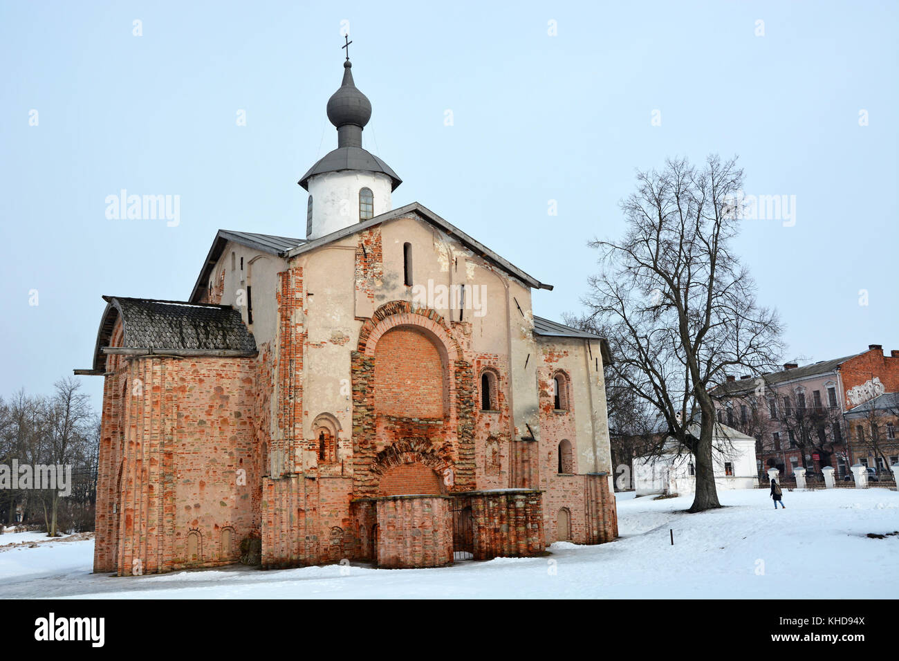 Church of St.Paraskeeva Piatnitsa in Novgorod the Great Stock Photo