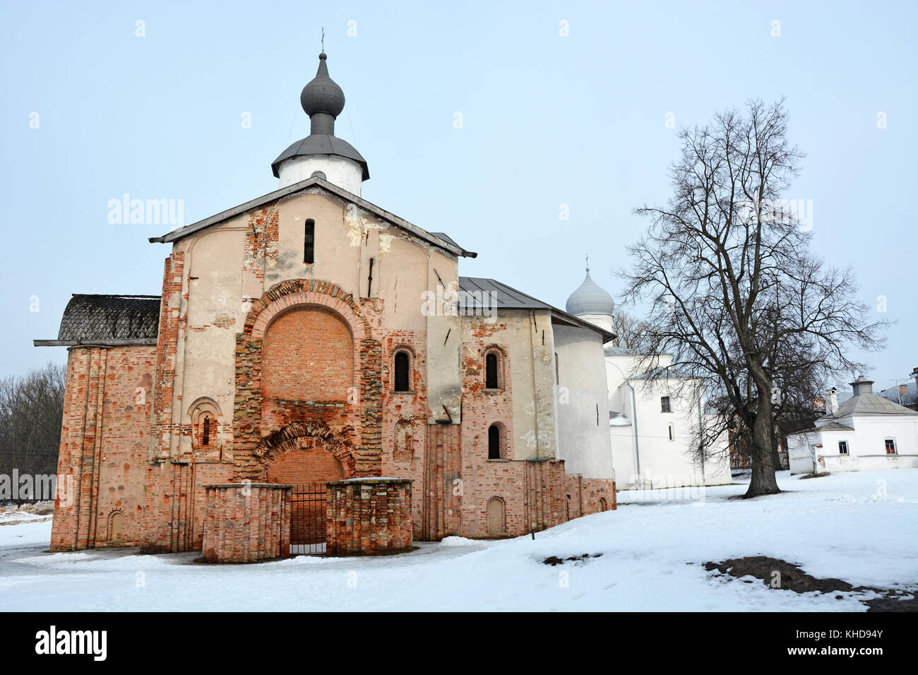 Church of St.Paraskeeva Piatnitsa in Novgorod the Great Stock Photo