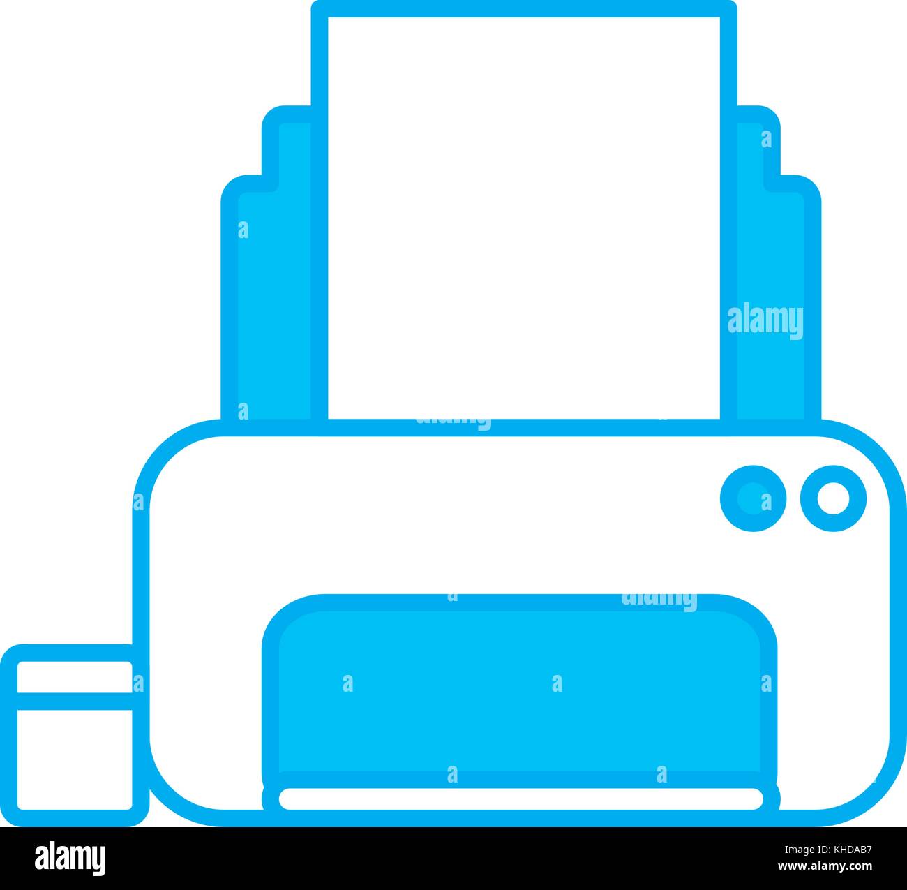 Office printer device Stock Vector Image & Art - Alamy