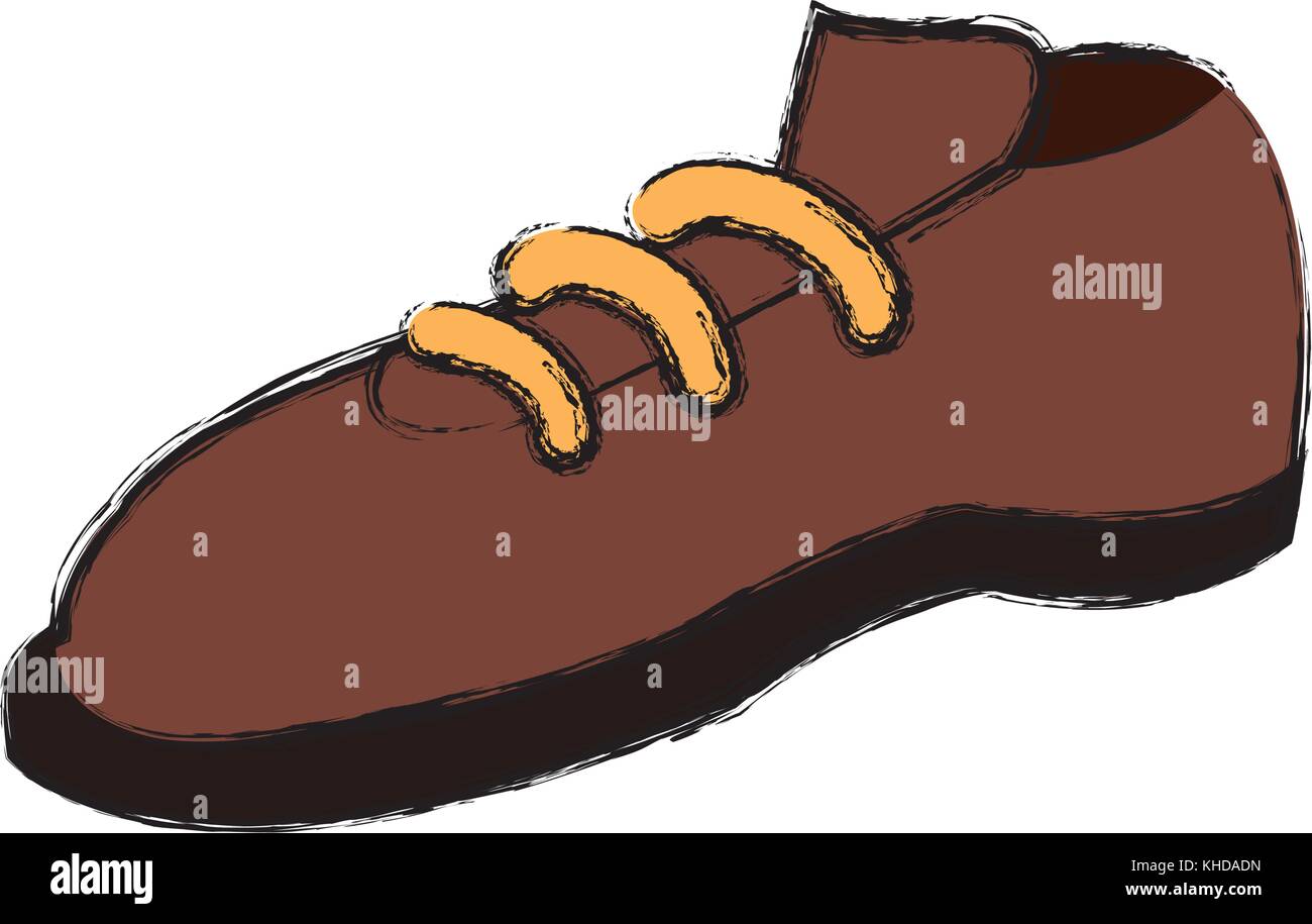 Male elegant shoe Stock Vector