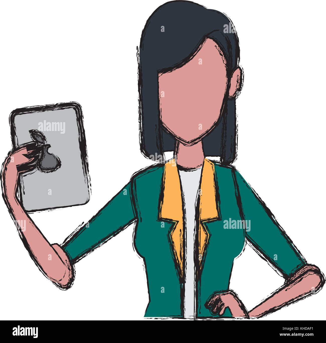 Business woman cartoon Stock Vector Image & Art - Alamy