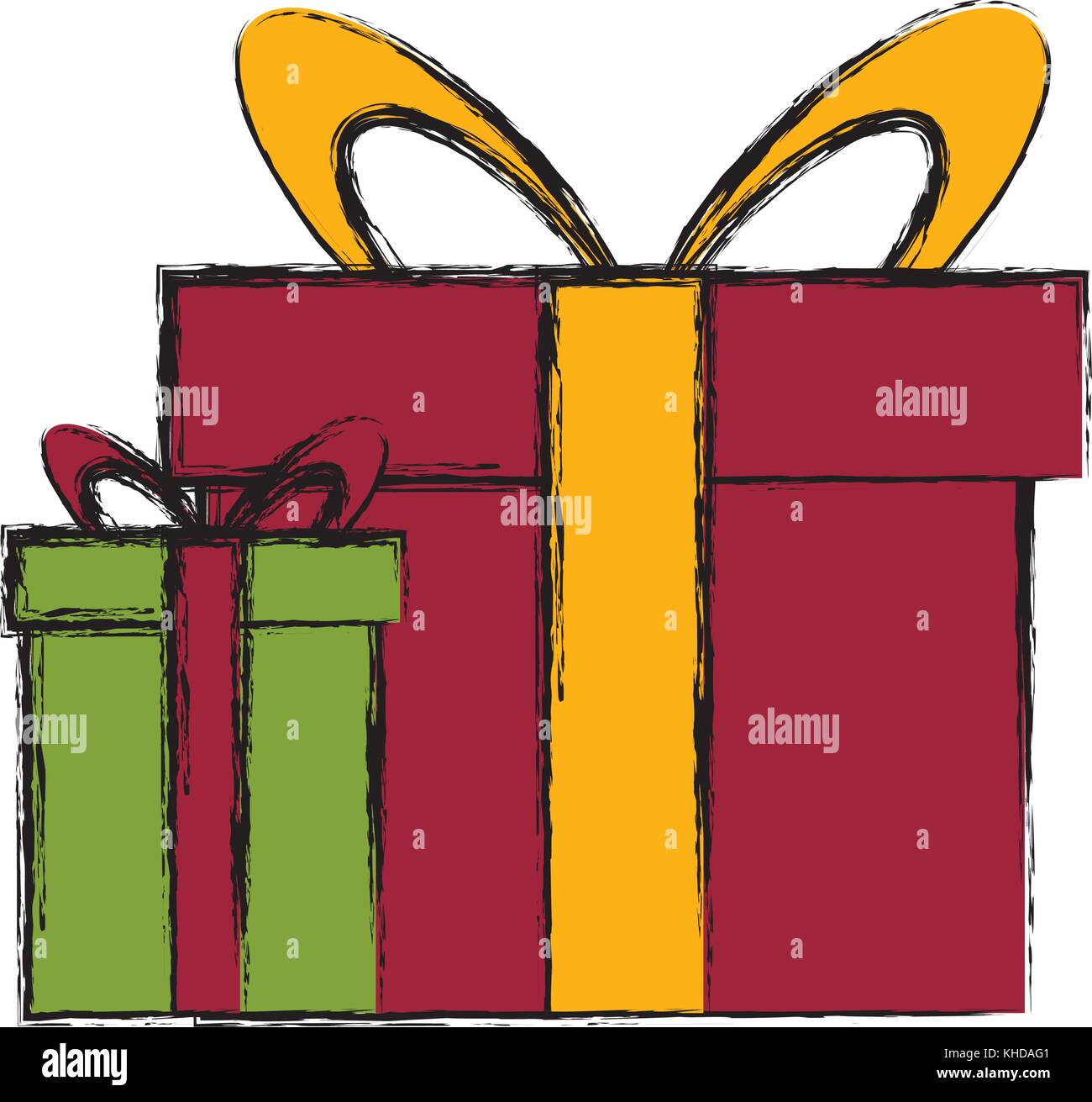 Gift boxes isolated Stock Vector Image & Art - Alamy