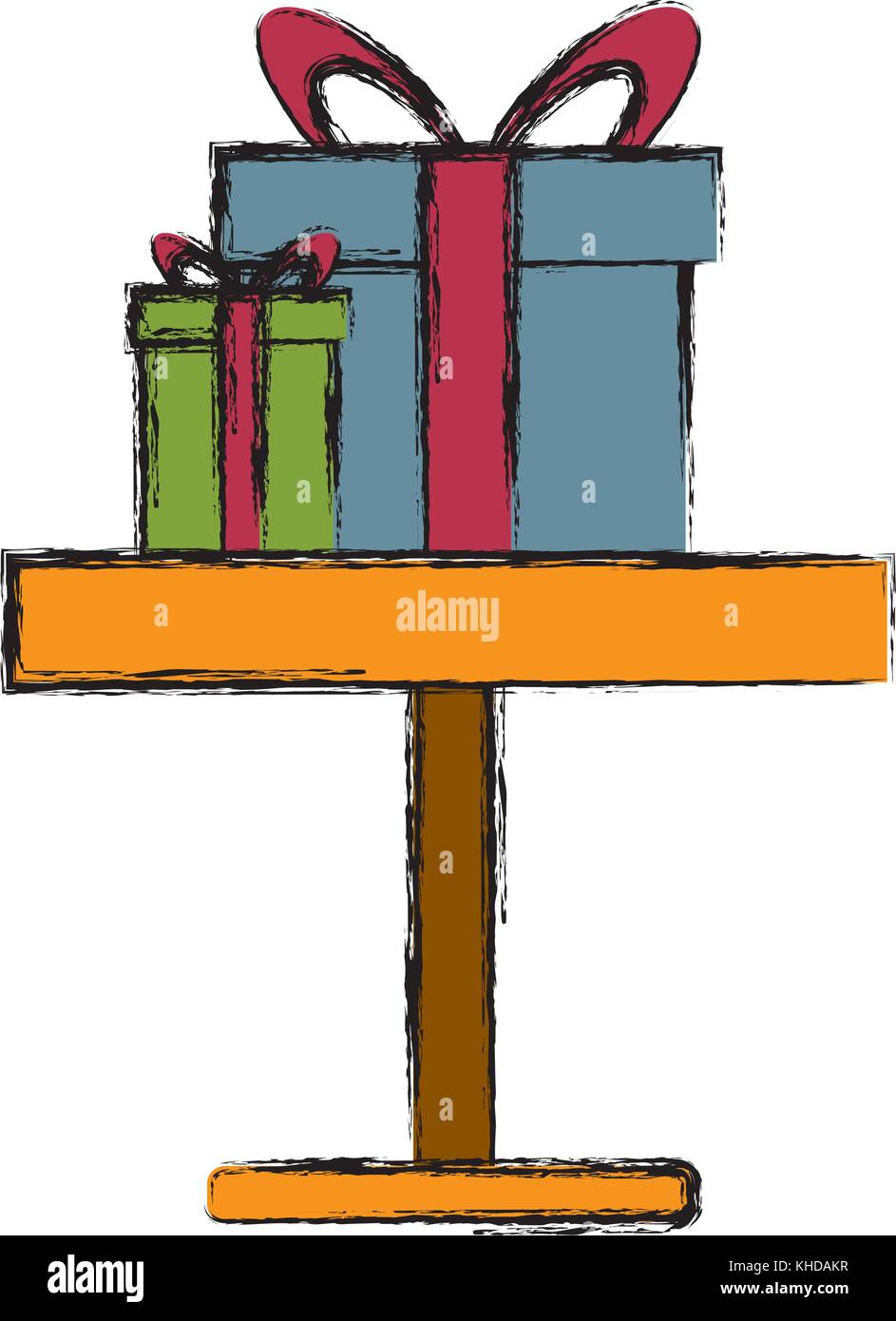 Gift boxes isolated Stock Vector Image & Art - Alamy