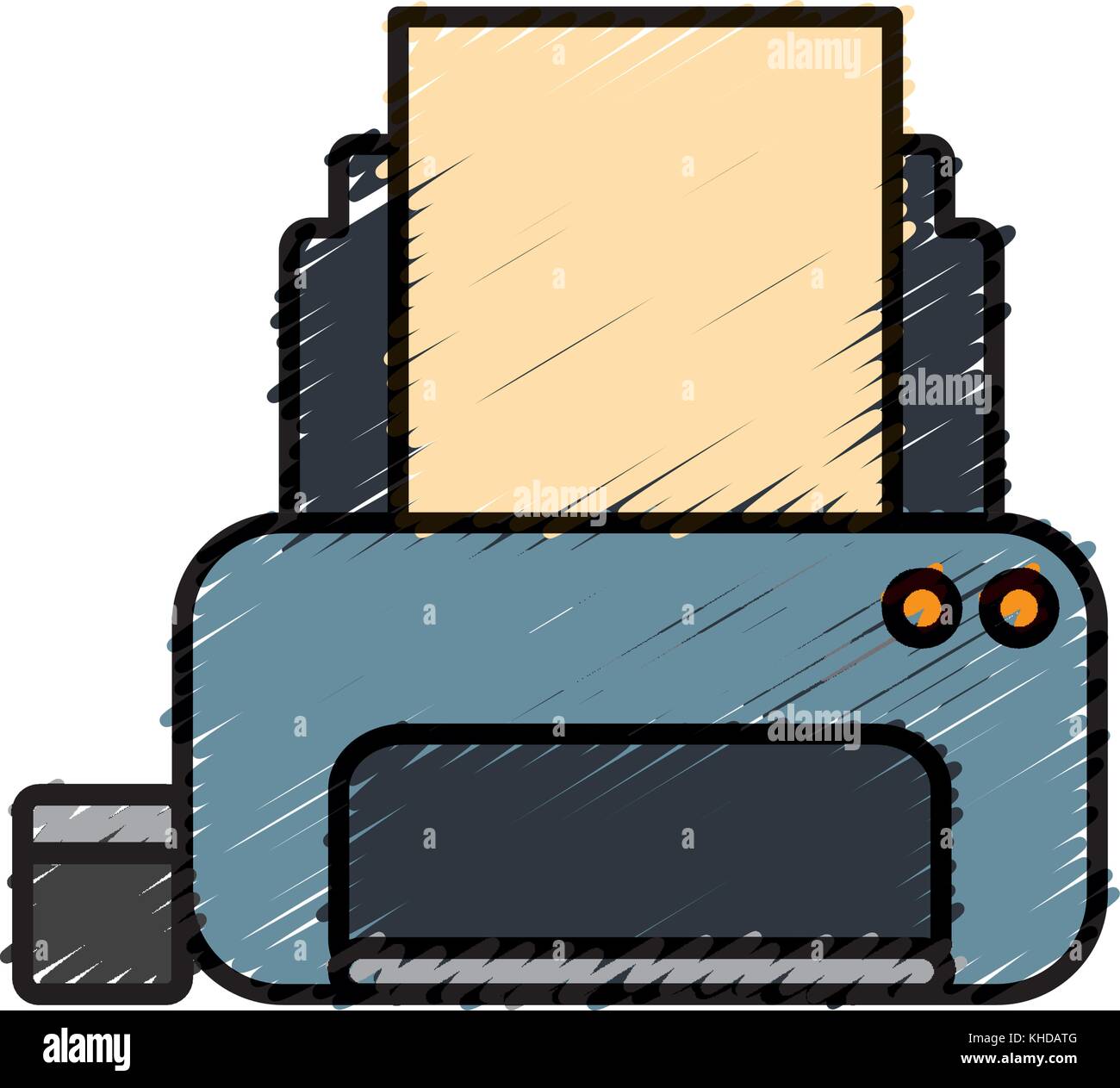 Office printer device Stock Vector Image & Art - Alamy