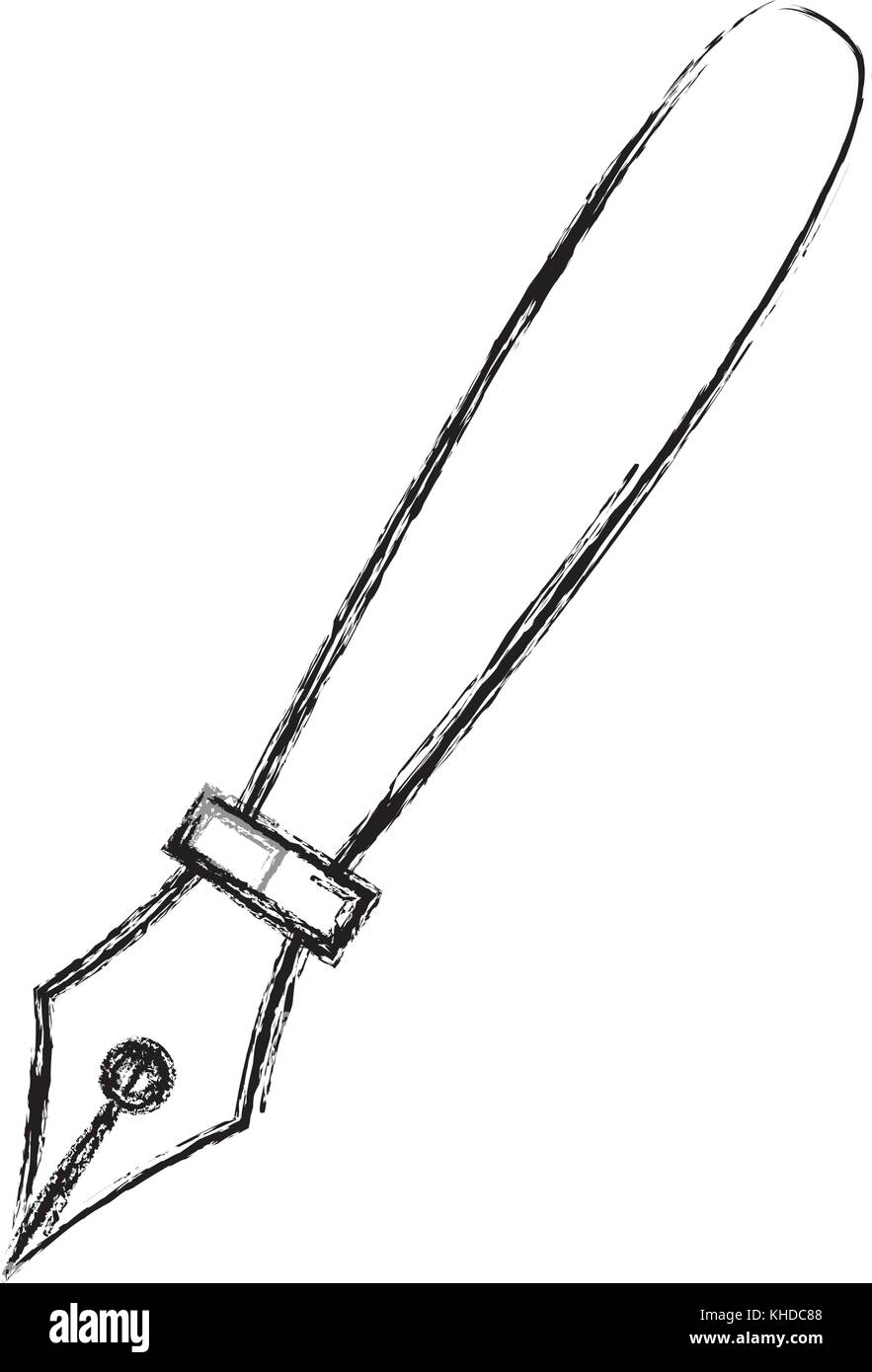 Fountain pen isolated Stock Vector Image & Art Alamy